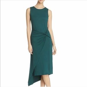 Vince Camuto Asymmetrical Twist Front dress NEW